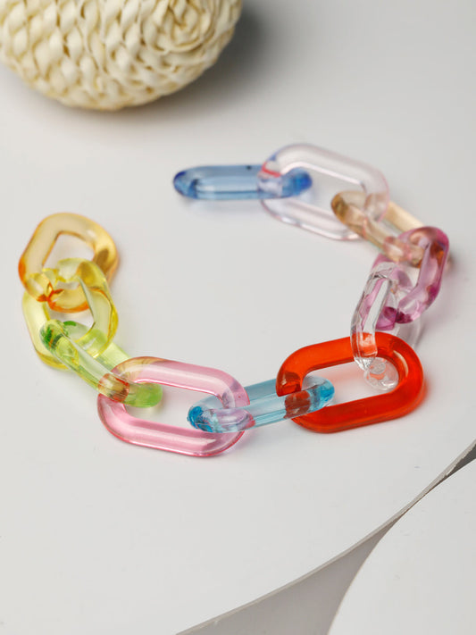 Priyaasi Women Multi-Color Contemporary Link Bracelet | Grab2Buy