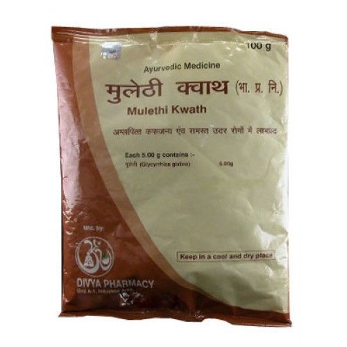 PATANJALI DIVYA MULETHI KWATH 100GM, jugular infection, acidity, indigestion