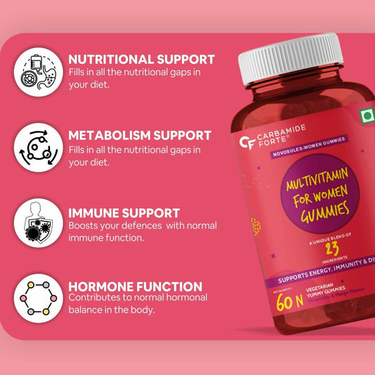 Carbamide Forte Multivitamin Gummies for Women for Hair, Skin & Nails Grab2Buy Carbamide Forte Grab2Buy