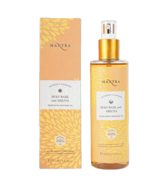 Mantra Herbal Holy Basil and Arjuna Kapha Body Massage Oil