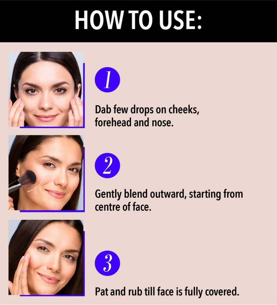 Blue Heaven Oil Control Matte Foundation SPF 15 Caramel How To Use