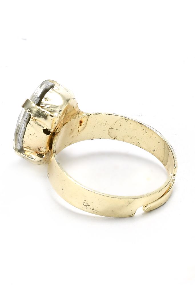 Mominos Fashion Johar Kamal Gold-Plated Finish Stone Choker For Women (White) - Grab2buy