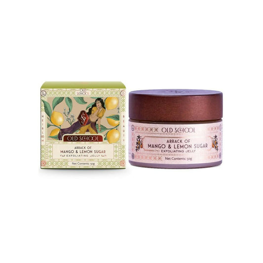 Old School Rituals Mango & Lemon Sugar Exfoliating Jelly Natural Glow & Hydration Face Scrub Grab2Buy Old School Grab2Buy