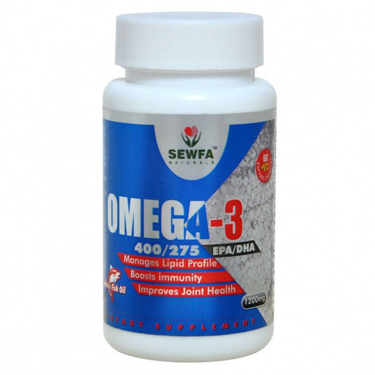 Sewfa Naturals 1200mg Omega - 3 Capsules - Grab2buy