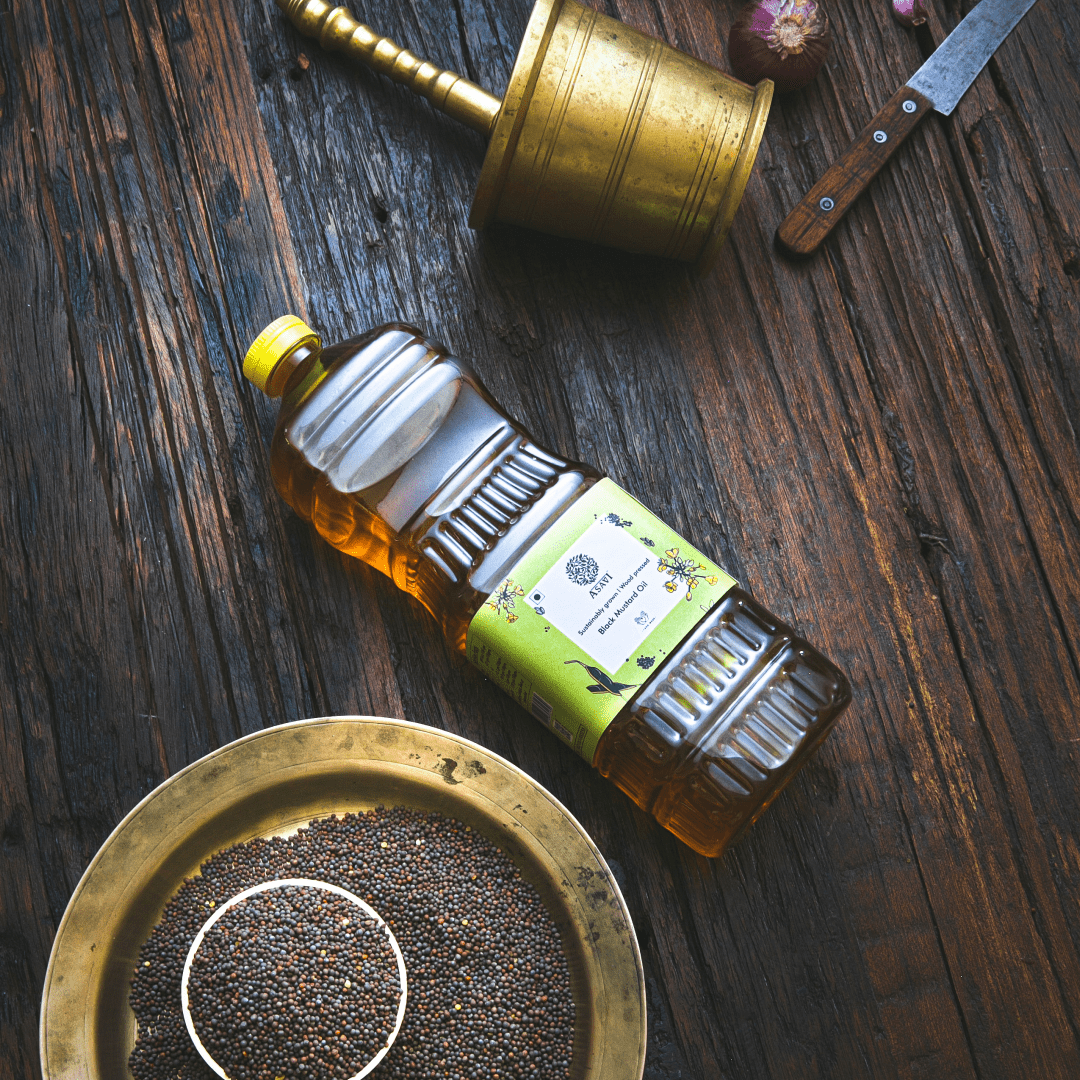 Asavi Cold Pressed Black Mustard Oil - Grab2buy