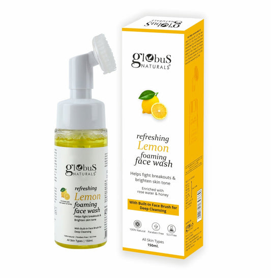 Globus Naturals Brush Lemon Face wash | Swadesiicart