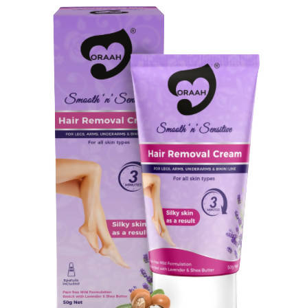 Oraah Smooth n Sensitive Hair Removal Cream Grab2Buy Oraah Grab2Buy