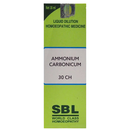 SBL Homeopathy Ammonium Carbonicum Dilution – Homeopathic Respiratory Remedy