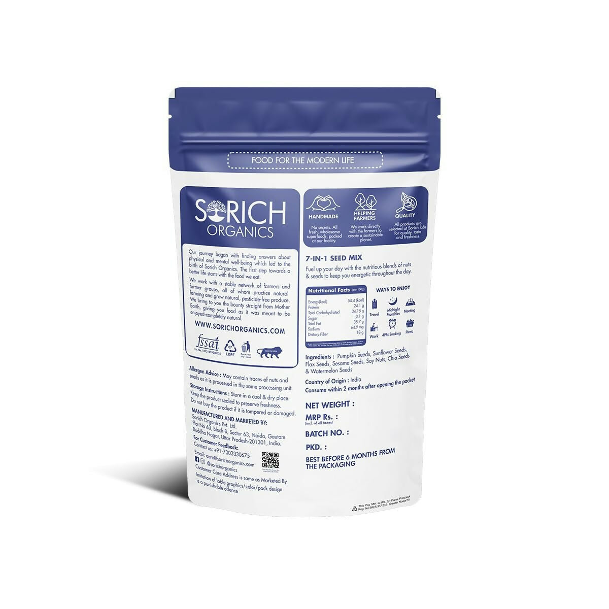 Sorich Organics 7 in one seeds mix - Grab2buy