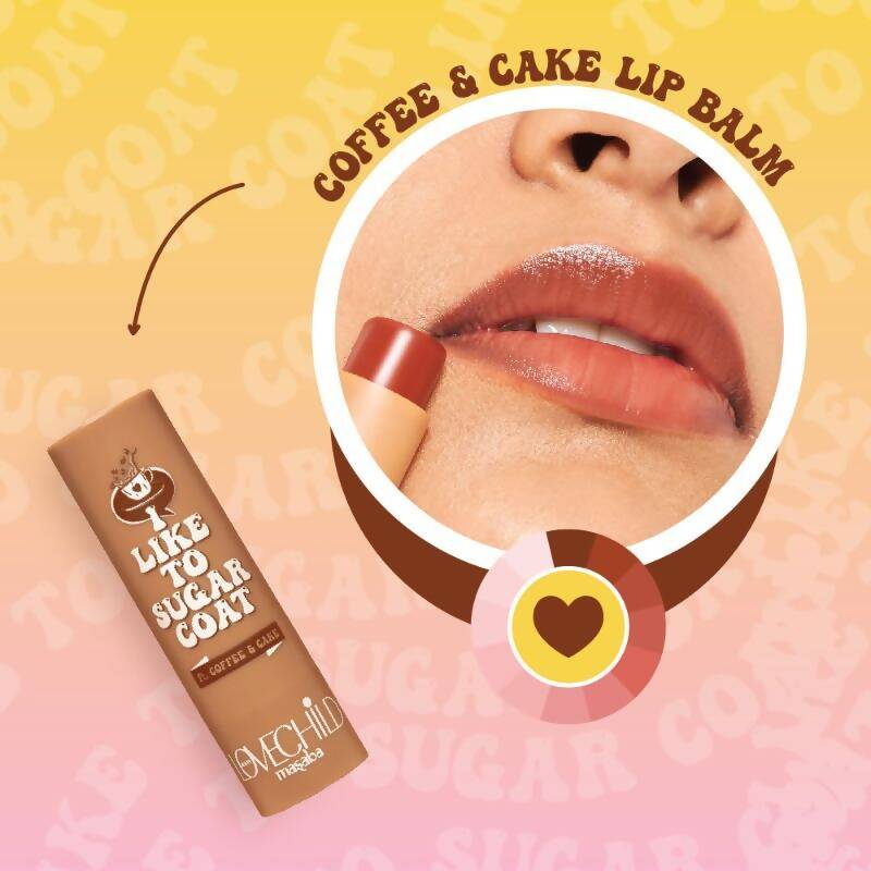 LoveChild By Masaba Gupta Lip Balm - I Like To Sugar Coat Coffee Cake - Grab2buy