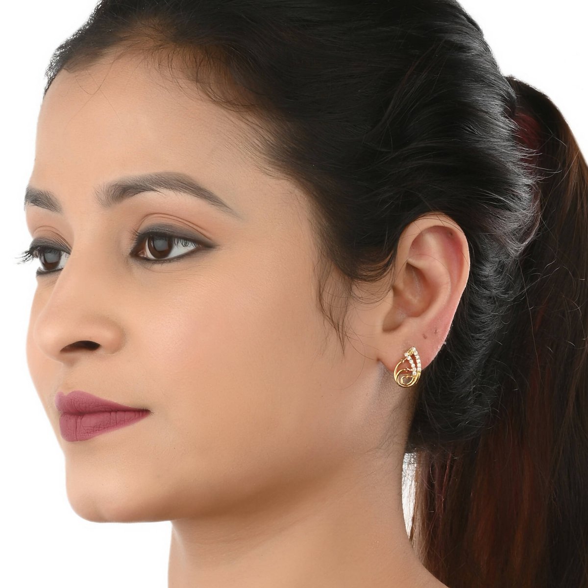 AanyaCentric Gold Plated Mangalsutra with Pendant, 2 Pair Earrings - Grab2buy