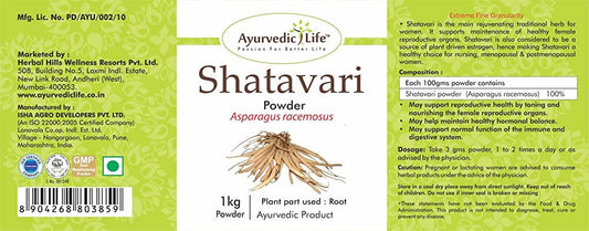 Ayurvedic Life Shatavari Powder Grab2Buy Ayurvedic Life Grab2Buy