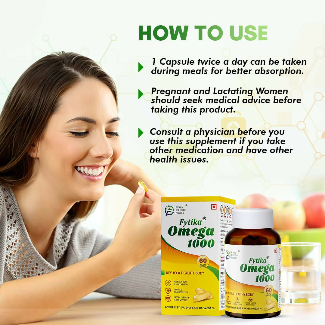 Fytika Omega 1000 Capsules - Distacart