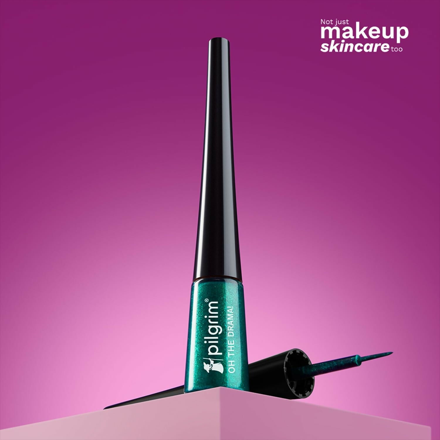 Pilgrim Metallic Eyeliner Green Envy, Long Lasting & Smudge Proof Enriched With Argan Oil - Grab2buy