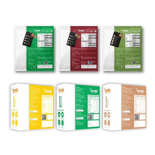 Vyndo High Protein Rich Khakhra & Bhakhri Combo - Grab2buy