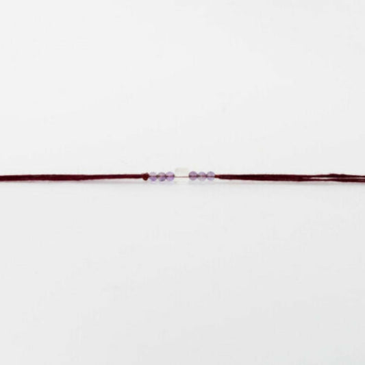 Indianvibez Bodh Clarity & Insight Real Crystal Stone Rakhi With Authenticity Certificate
