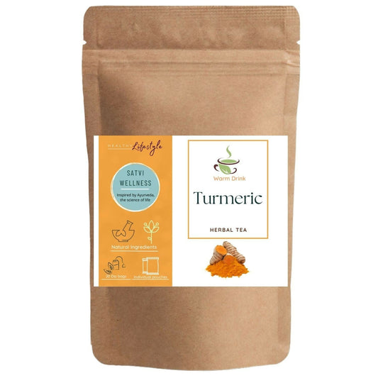 Satvi Wellness Turmeric Tea | Natural Turmeric Tea Bags | Herbal Tea