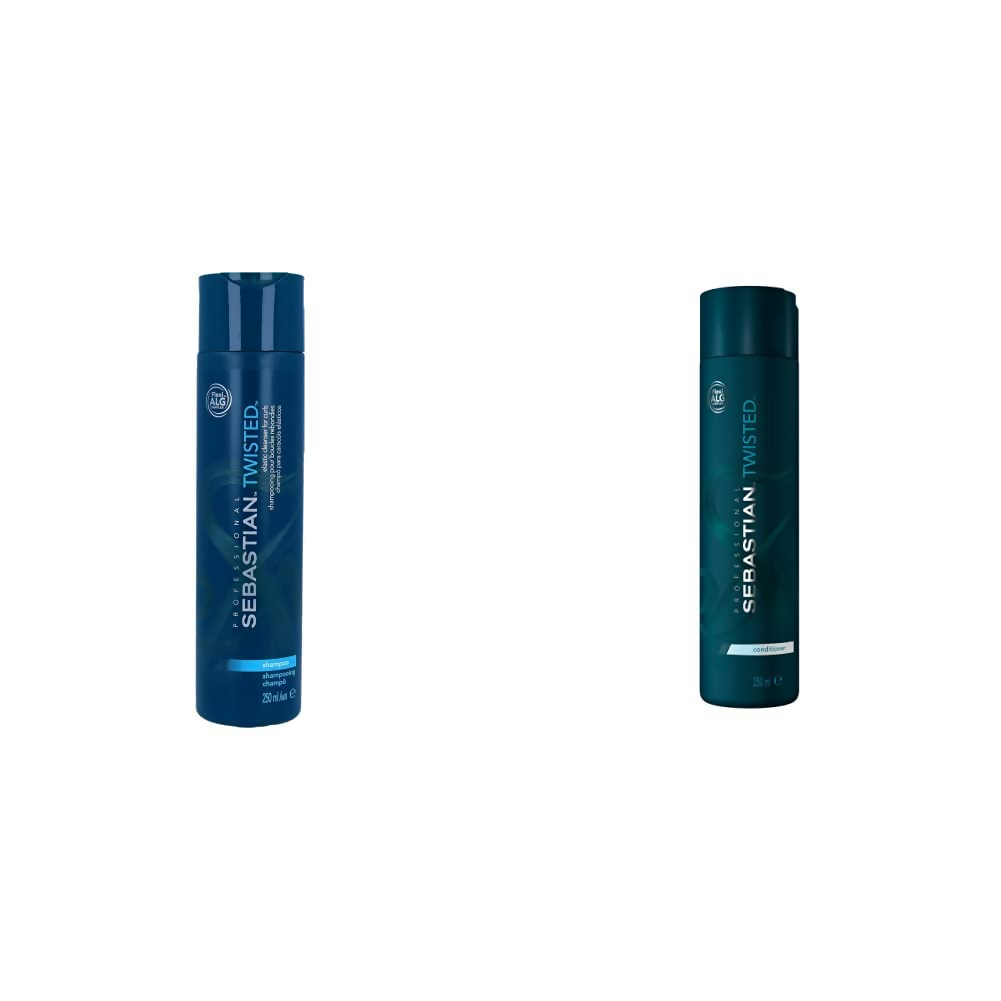 Sebastian Professional Twisted Elastic Cleanser For Curl/Waves Combo - Grab2buy