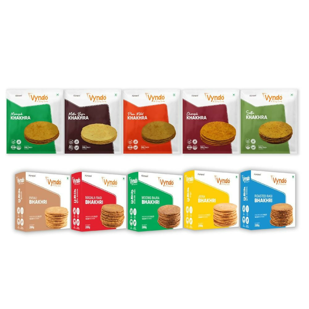 Vyndo Khakhra and Bhakhri Combo - Grab2buy