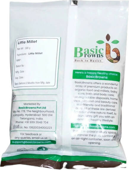 BasicBrowns Little Millet / Samalu - Grab2buy