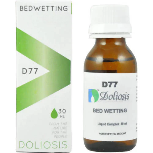 Doliosis Homeopathy D77 Bed Wetting Drops – Homeopathic Enuresis & Bladder Support Remedy