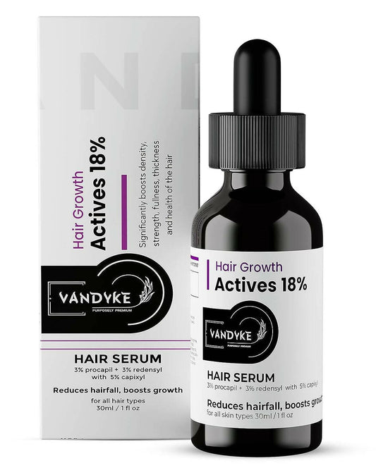 Vandyke Hair Growth Actives 18% Hair Serum Grab2Buy Vandyke Grab2Buy
