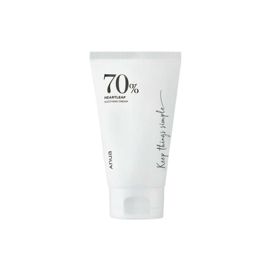 Anua Heartleaf 70% Soothing Cream - Moisturizing, Soothing The Skin, Panthenol, Ceramide, Moisture Barrier - Korean Skincare Grab2Buy Anua Grab2Buy