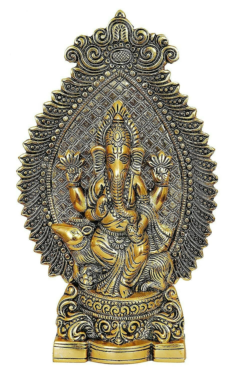 Nexplora Industries Metal Ganesh Idol - Grab2buy