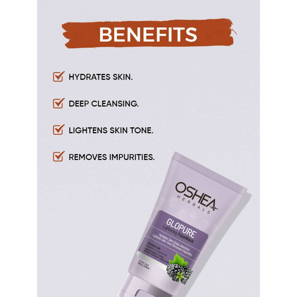 Oshea Herbals Glopure Lightening Face Wash - Grab2buy