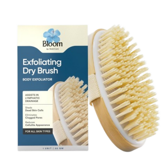 Bloom by Bold Care Exfoliating Oval Dry Bath Brush Grab2Buy Bloom by Bold Care Grab2Buy
