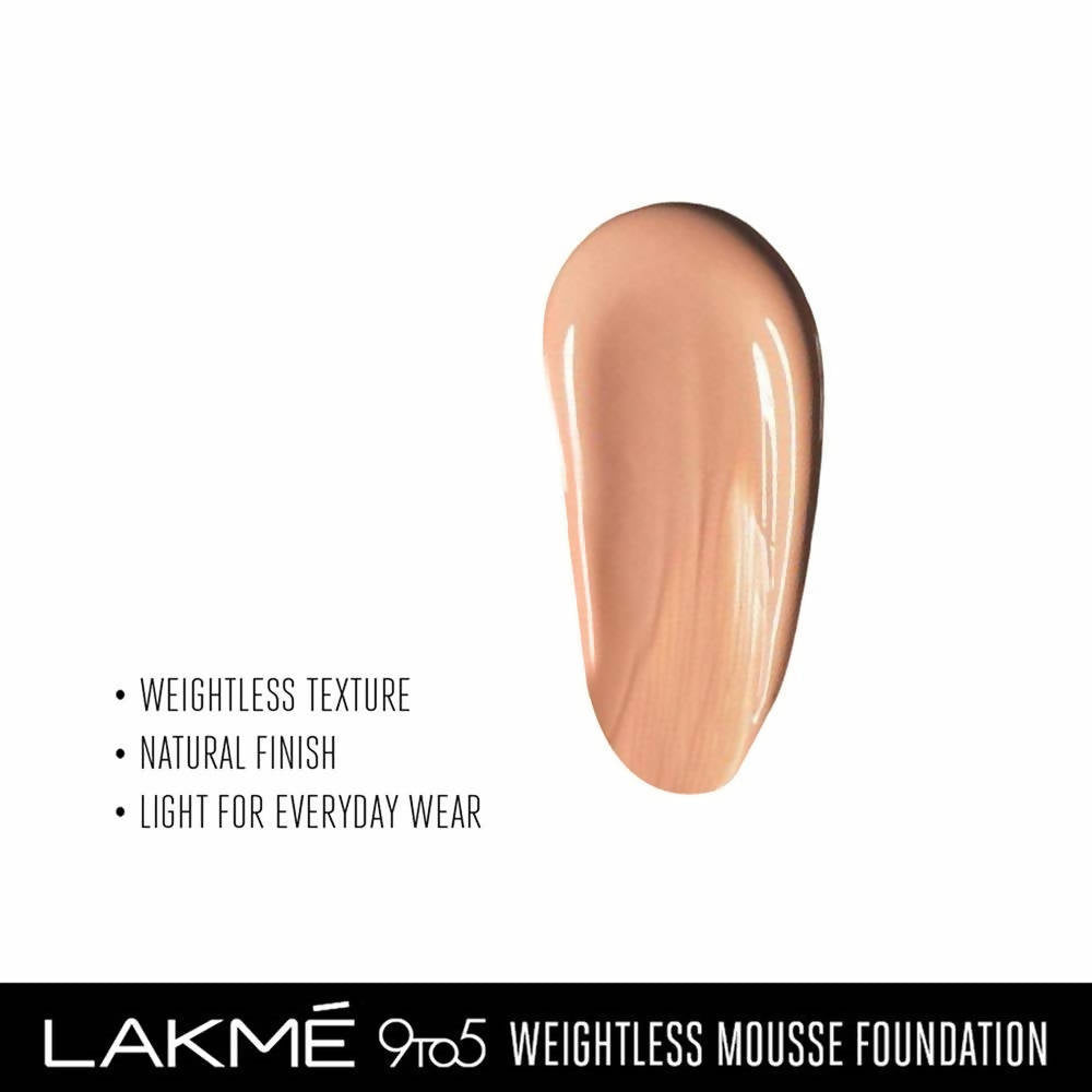Lakme 9 to 5 Weightless Mousse Foundation - Rose Ivory - Grab2buy