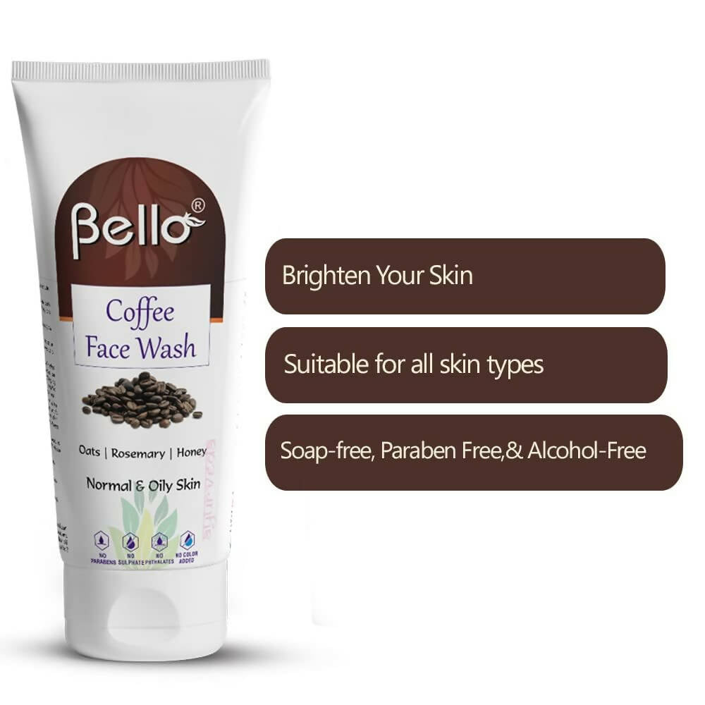 Bello Herbals Coffee Face Wash for Men & Women - Grab2buy