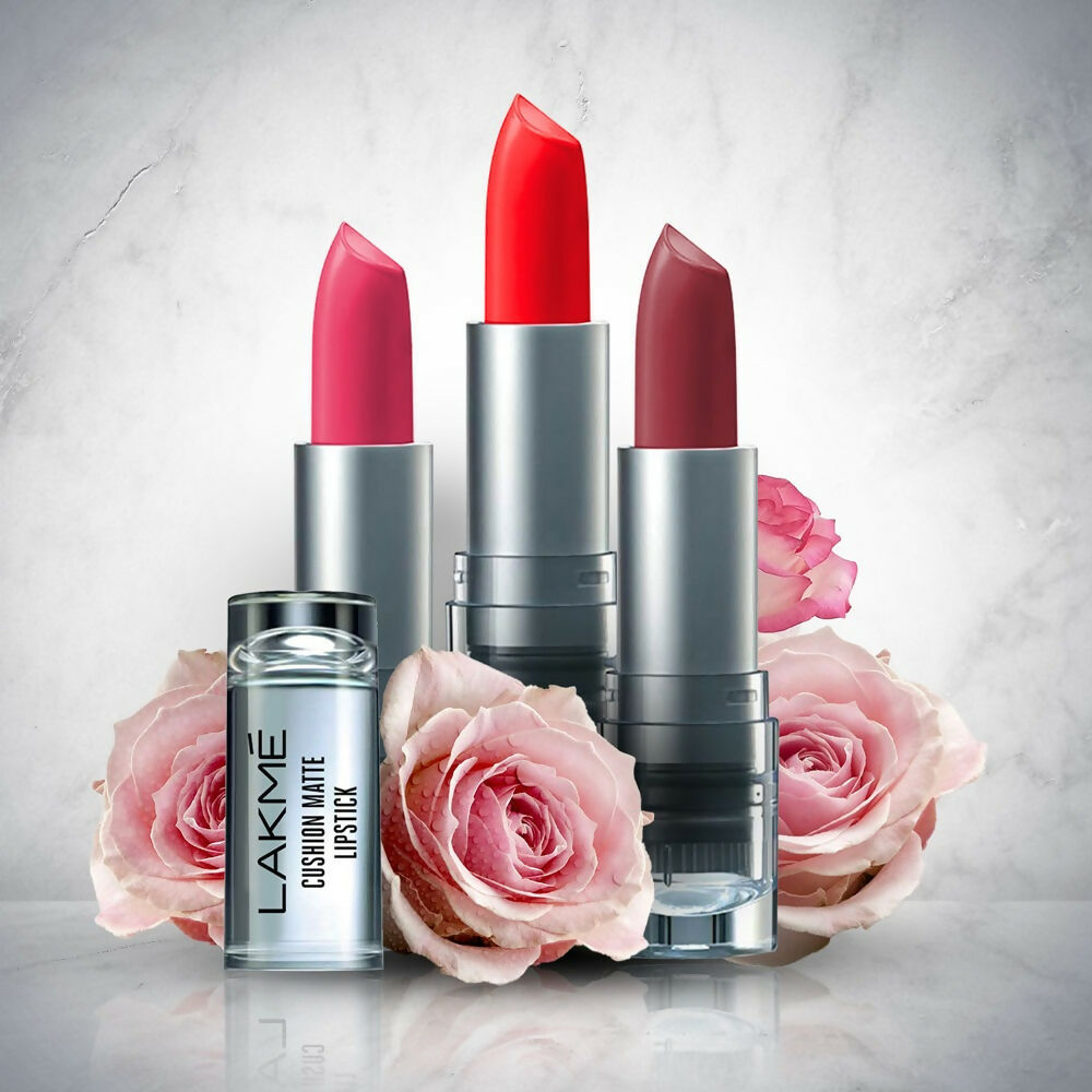 Lakme Cushion Matte Lipstick - Mauve Spice - Grab2buy