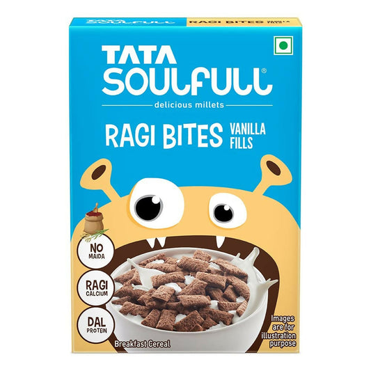 Tata Soulfull Ragi Bites Vanilla Fills Breakfast Cereal - Grab2buy