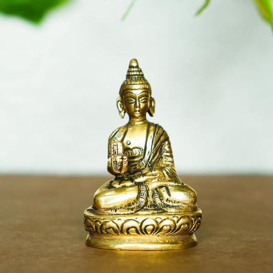 Ekhasa Pure Brass Gautam Buddha Statue - Grab2buy