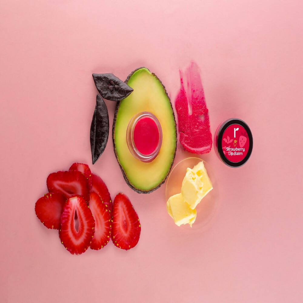 Rivona Naturals Strawberry Lip Balm - Grab2buy