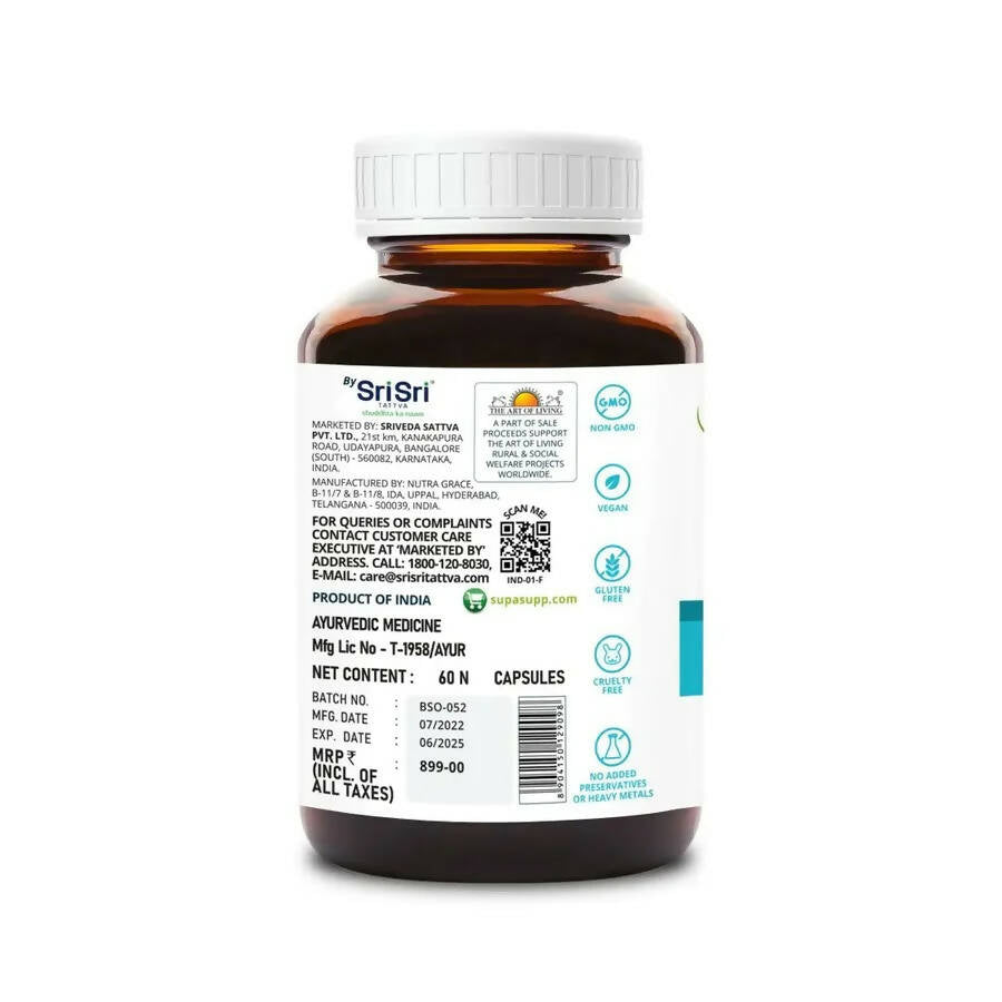 Sri Sri Tattva Supasupp Nigella Oil Capsules - Grab2buy