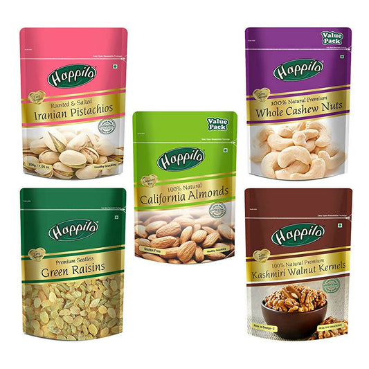 Happilo Premium Healthy Monthly Dry Fruits Combo - Grab2buy