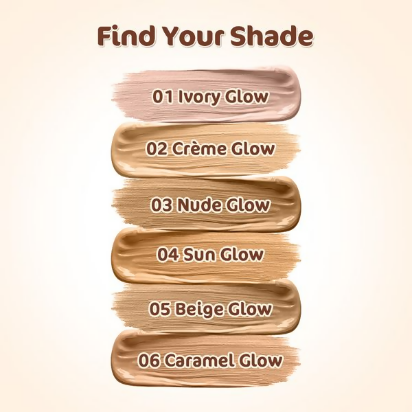 Mamaearth Hydra-Glow Full Coverage Foundation With Vitamin C & Turmeric - Nude Glow - Grab2buy
