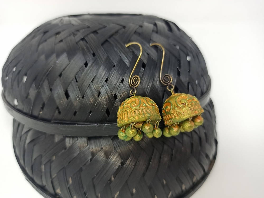 Terracotta Hanging Jhumkas