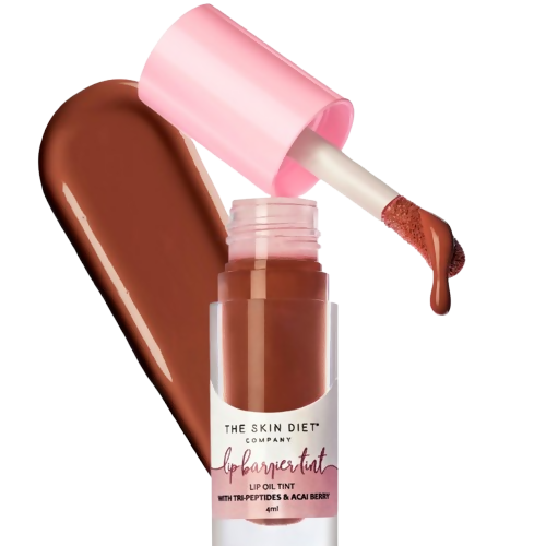 The Skin Diet Company Lip Barrier Tint High Shine Gloss Oil - Fall Brown Grab2Buy The Skin Diet Company Grab2Buy