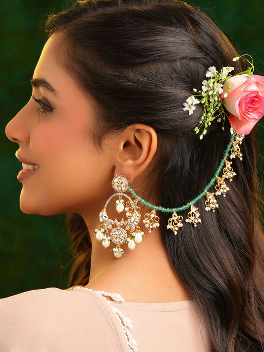 Ruby Raang Saanjh Hara Ear Chain - Distacart