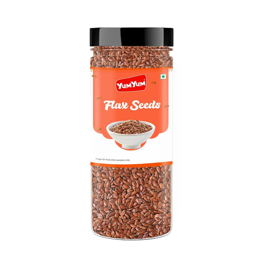 Yum Yum Roasted & Salted Flax Seeds Jar Grab2Buy Yum Yum Grab2Buy