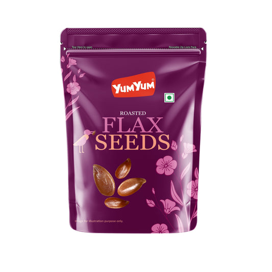 Yum Yum Roasted & Salted Flax Seeds Pouch Grab2Buy Yum Yum Grab2Buy
