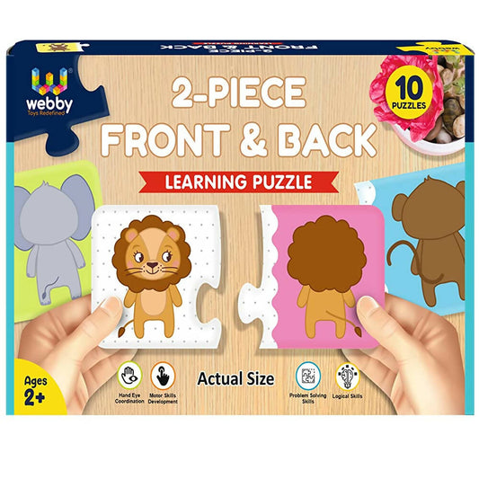 Webby Front Back 2 Piece Learning Pack Jigsaw Puzzle for Kids Grab2Buy Webby Grab2Buy
