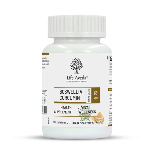 Life Aveda Bosswellia Curcumin Capsules - Grab2buy