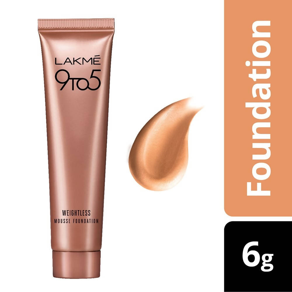 Lakme 9 to 5 Weightless Mousse Foundation - Rose Ivory - Grab2buy