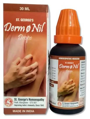 St. George’s Homeopathy Derm Q Nil Drops – Homeopathic Skin Disorders & Dermatitis Wellness Remedy