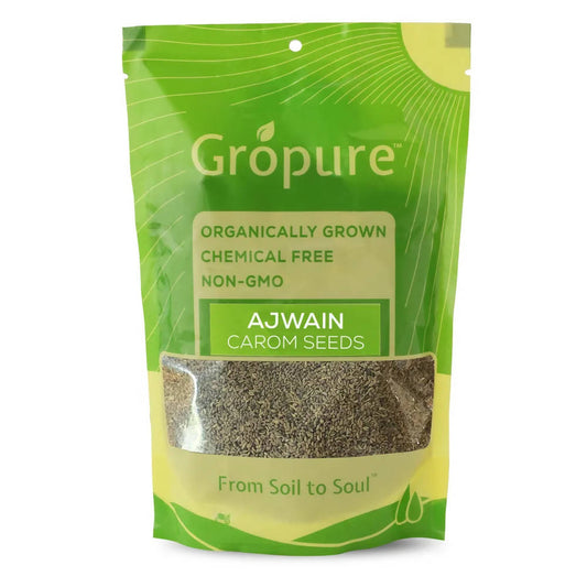 Gropure Organic Ajwain (Carom Seeds) - Grab2buy