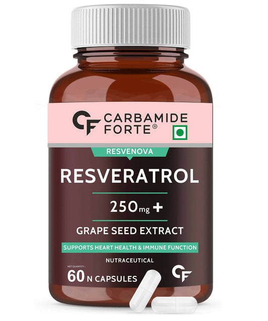 Carbamide Forte Resveratrol Capsules with Grape Seed Extract - Grab2buy